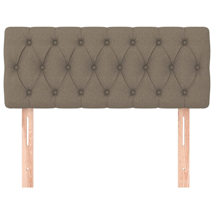 Testiera Tortora 90x7x78/88 cm in Tessuto 346316