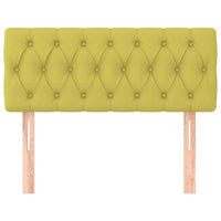 Testiera Verde 100 x 7 x 78/88 cm in Tessuto cod mxl 49381