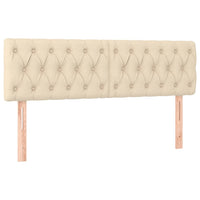 Testiere 2 pz Crema 72x7x78/88 cm in Tessuto 346345