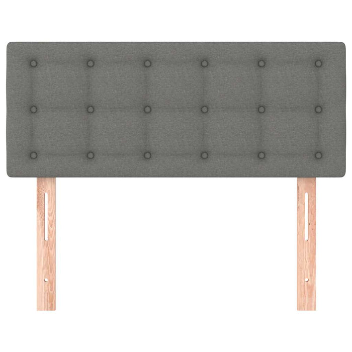 Testiera Grigio Scuro 80x5x78/88 cm in Tessuto