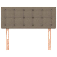 Testiera Tortora 90x5x78/88 cm in Tessuto