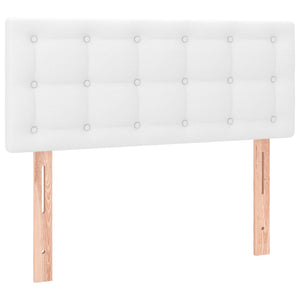 Testiera-Testata del letto Bianca 90x5x78/88 cm in Similpelle