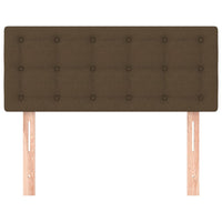 Testiera Marrone Scuro 100x5x78/88 cm in Tessuto 346439