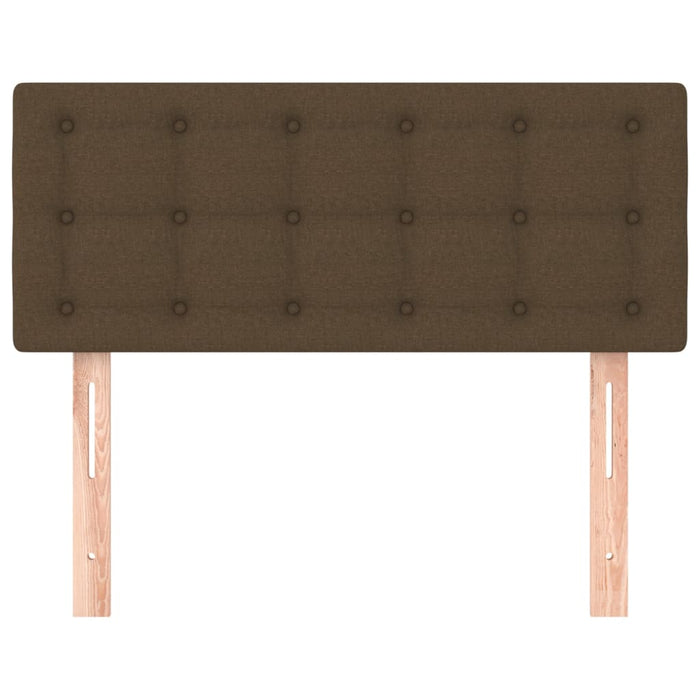 Testiera Marrone Scuro 100x5x78/88 cm in Tessuto 346439