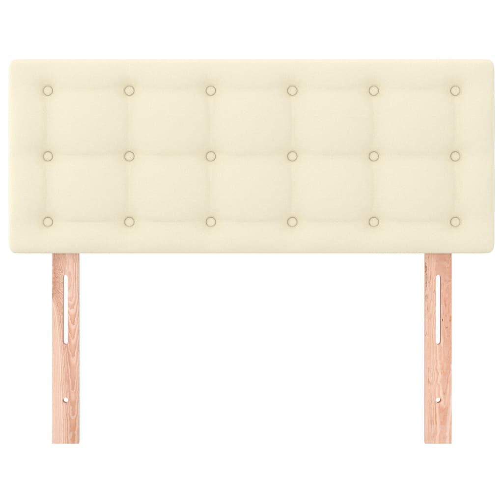 Testiera Crema 100x5x78/88 cm in Similpelle 346446