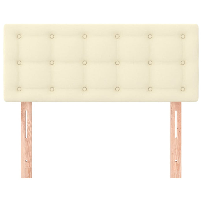 Testiera Crema 100x5x78/88 cm in Similpelle 346446