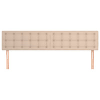 Testiere 2 pz Cappuccino 100x5x78/88 cm in Similpelle 346529