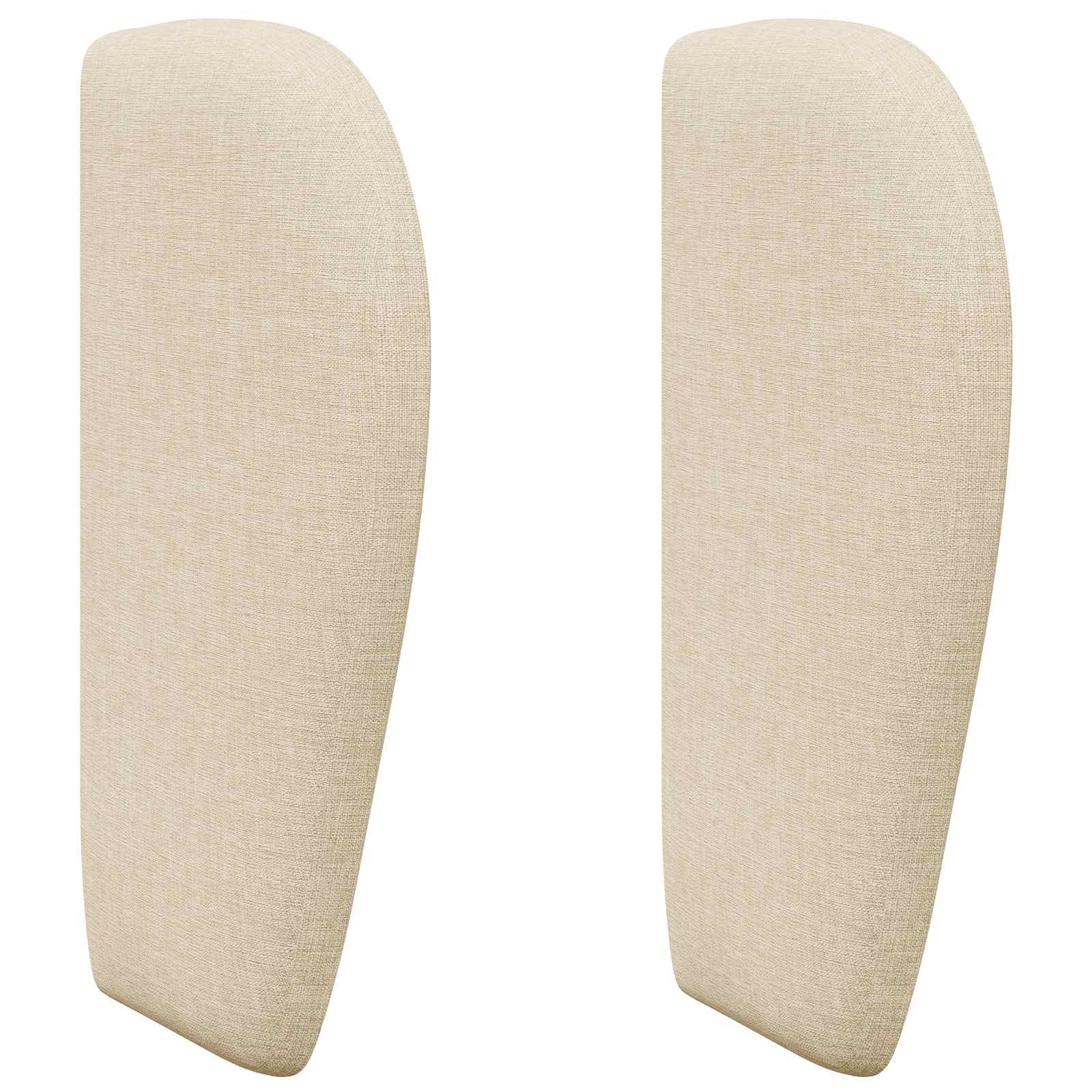 Orecchia della Testata Crema 40 x 23 x 6 cm Tessuto 346541