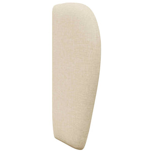 Orecchia della Testata Crema 40 x 23 x 6 cm Tessuto 346541