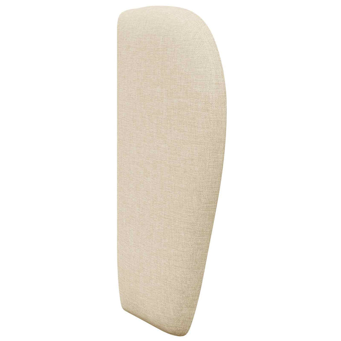 Orecchia della Testata Crema 40 x 23 x 6 cm Tessuto 346541