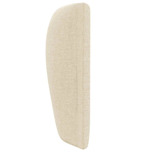 Orecchia della Testata Crema 40 x 23 x 6 cm Tessuto 346541