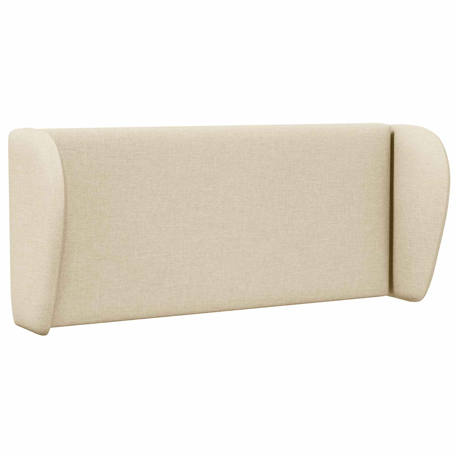 Orecchia della Testata Crema 40 x 23 x 6 cm Tessuto 346541