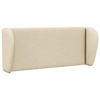 Orecchia della Testata Crema 40 x 23 x 6 cm Tessuto 346541