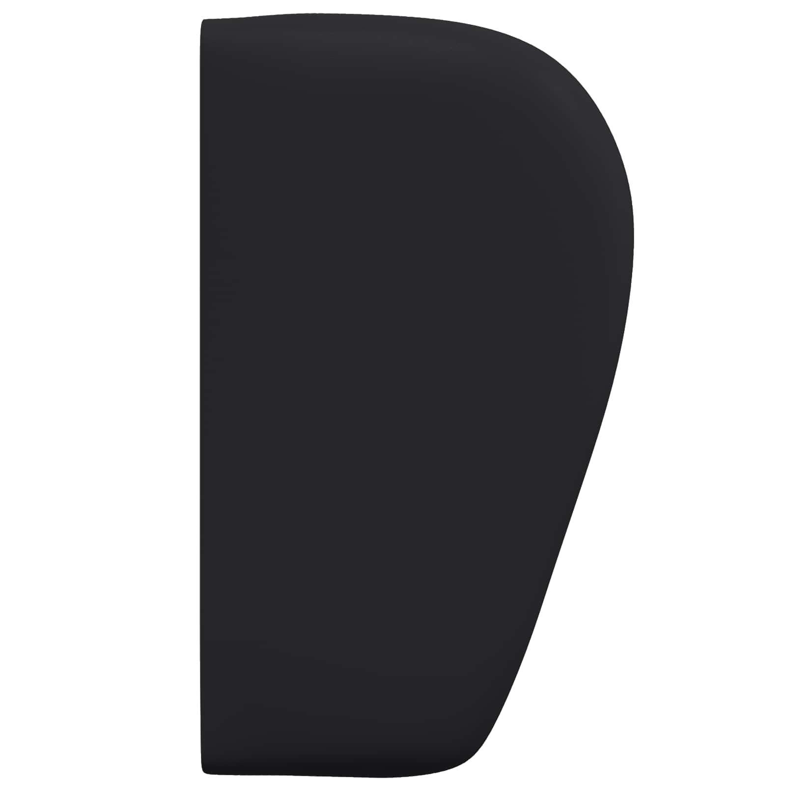 Orecchia della Testata Nero 40 x 23 x 6 cm PVC 346544