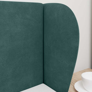 Orecchia della Testata Verde 40 x 23 x 6 cm Velluto 346553