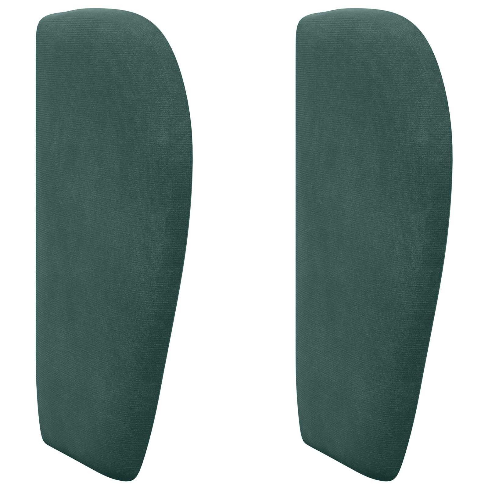 Orecchia della Testata Verde 40 x 23 x 6 cm Velluto 346553
