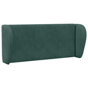 Orecchia della Testata Verde 40 x 23 x 6 cm Velluto 346553