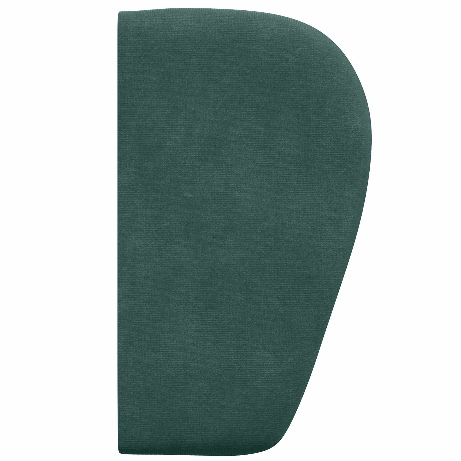 Orecchia della Testata Verde 40 x 23 x 6 cm Velluto 346553