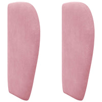 Orecchia della Testata Rosa 40 x 23 x 6 cm Velluto 346555