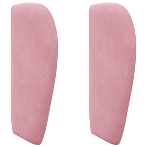 Orecchia della Testata Rosa 40 x 23 x 6 cm Velluto 346555