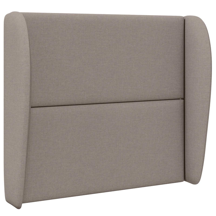 Orecchia della Testata Beige 80 x 23 x 6 cm Tessuto 346560