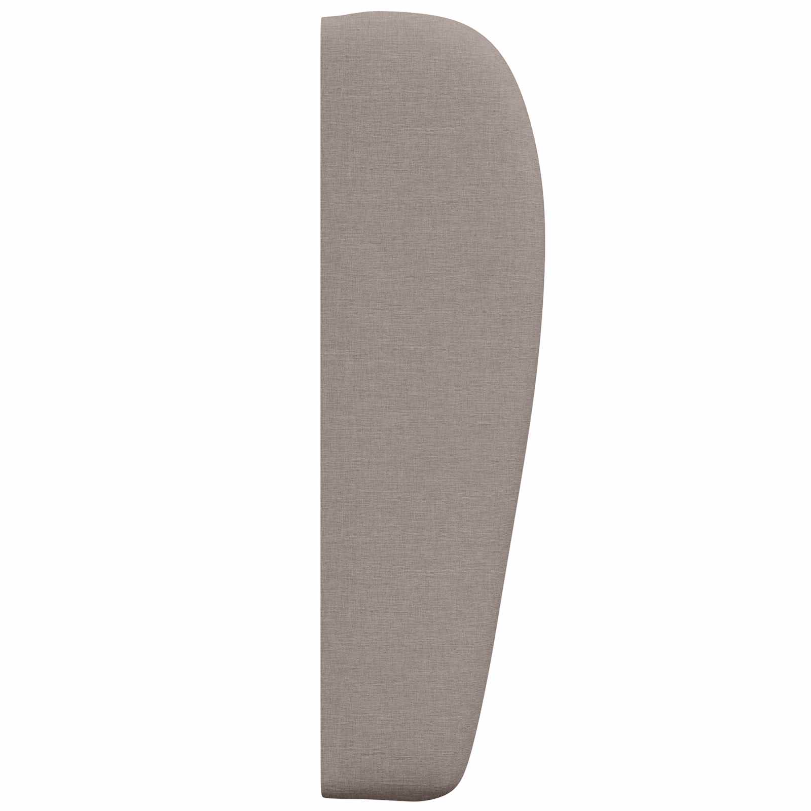 Orecchia della Testata Beige 80 x 23 x 6 cm Tessuto 346560