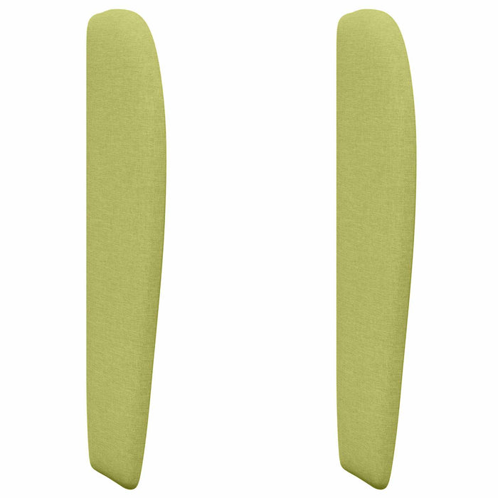 Orecchia della Testata Verde 80 x 23 x 6 cm Tessuto 346563