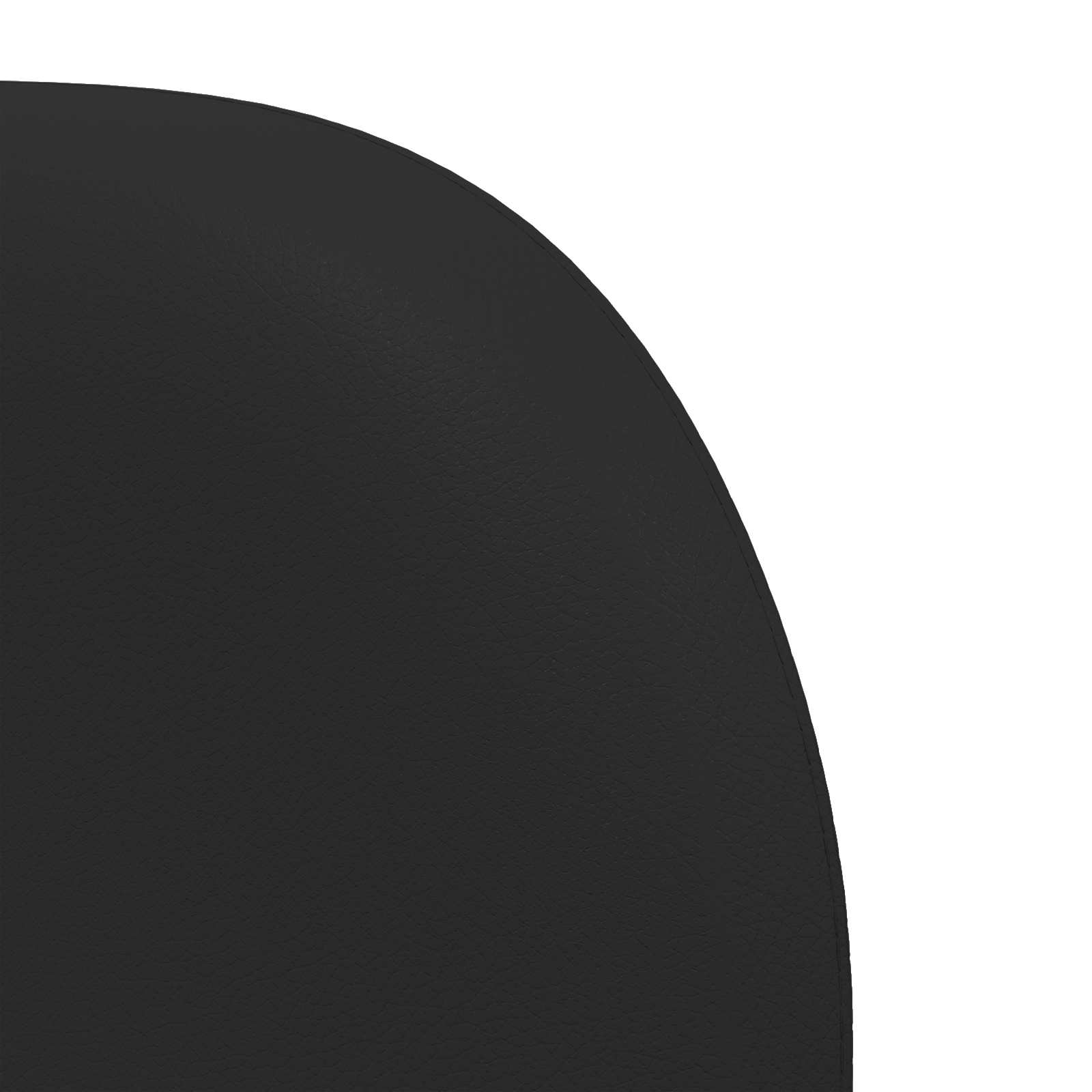 Orecchia della Testata Nero 80 x 23 x 6 cm PVC 346564