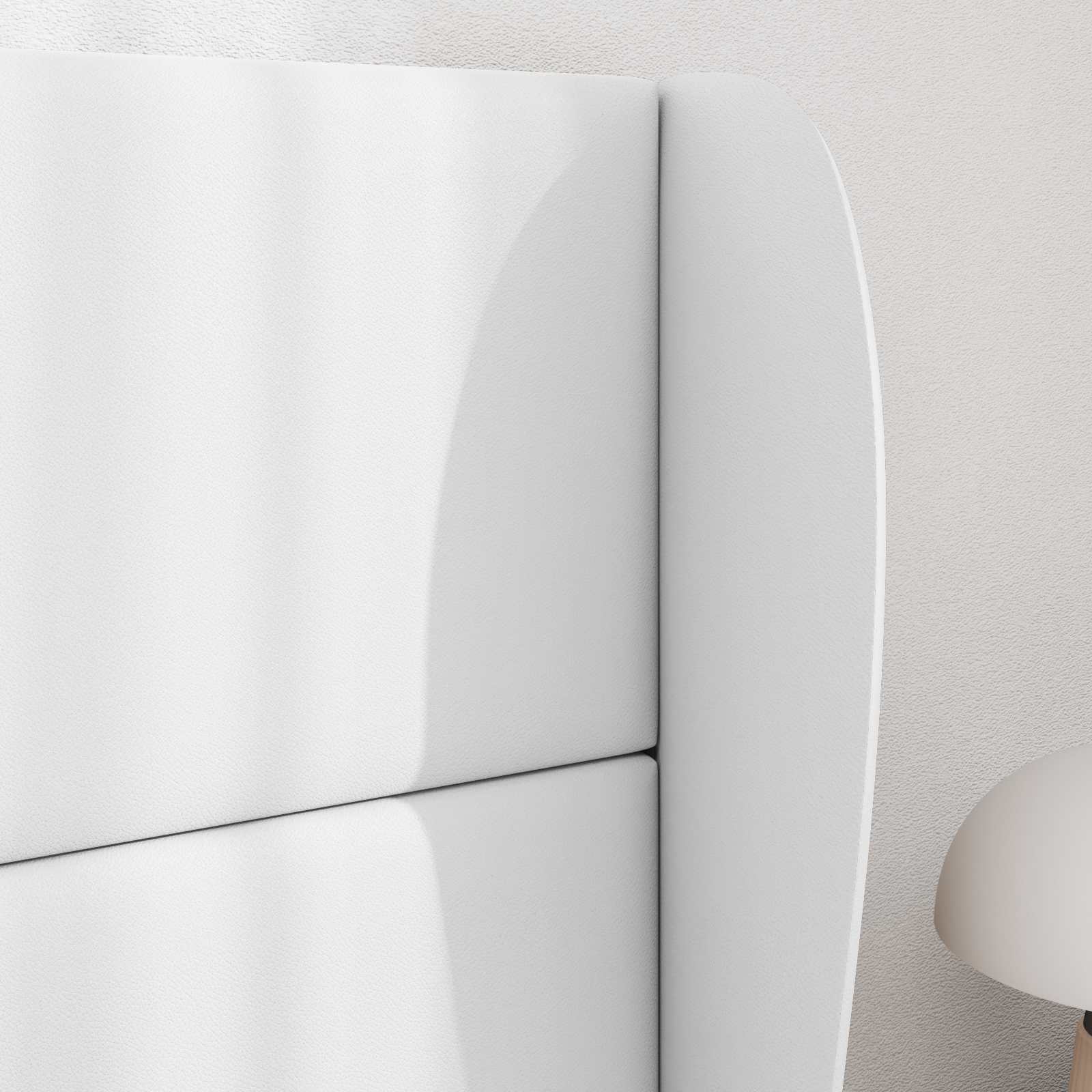 Orecchia della Testata Bianco 80 x 23 x 6 cm PVC 346565