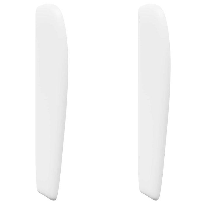 Orecchia della Testata Bianco 80 x 23 x 6 cm PVC 346565