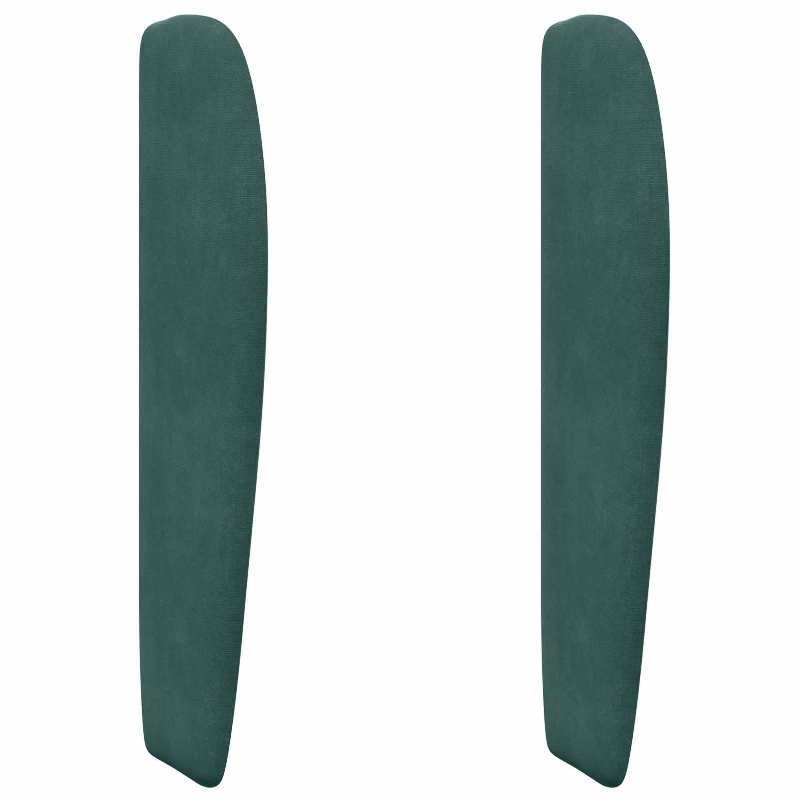 Orecchia della Testata Verde 80 x 23 x 6 cm Velluto 346573
