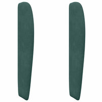 Orecchia della Testata Verde 80 x 23 x 6 cm Velluto 346573