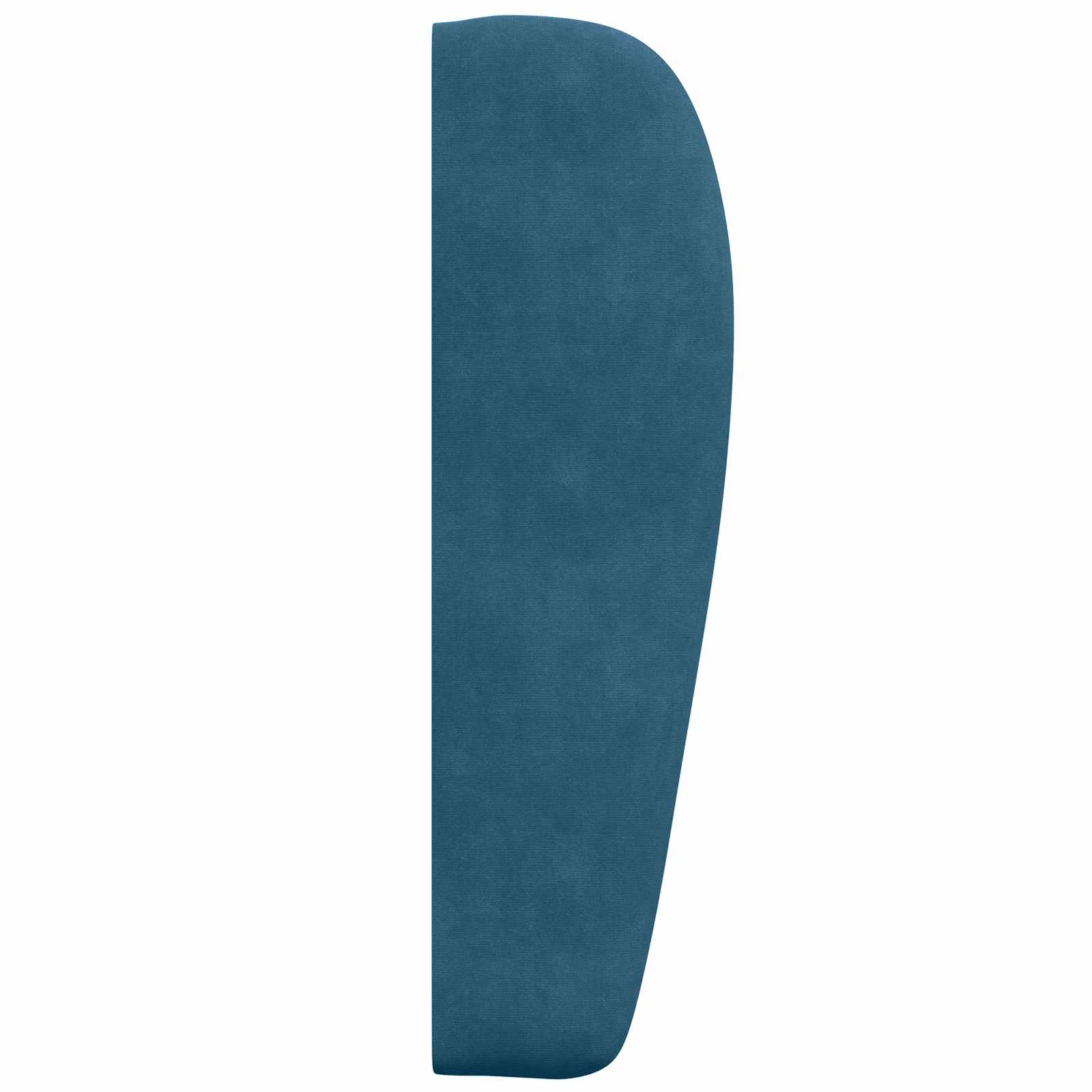 Orecchia della Testata Blu 80 x 23 x 6 cm Velluto 346574