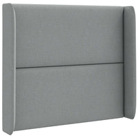 Orecchia della Testata Grigio chiaro 80 x 16 x 4 cm Tessuto 346596