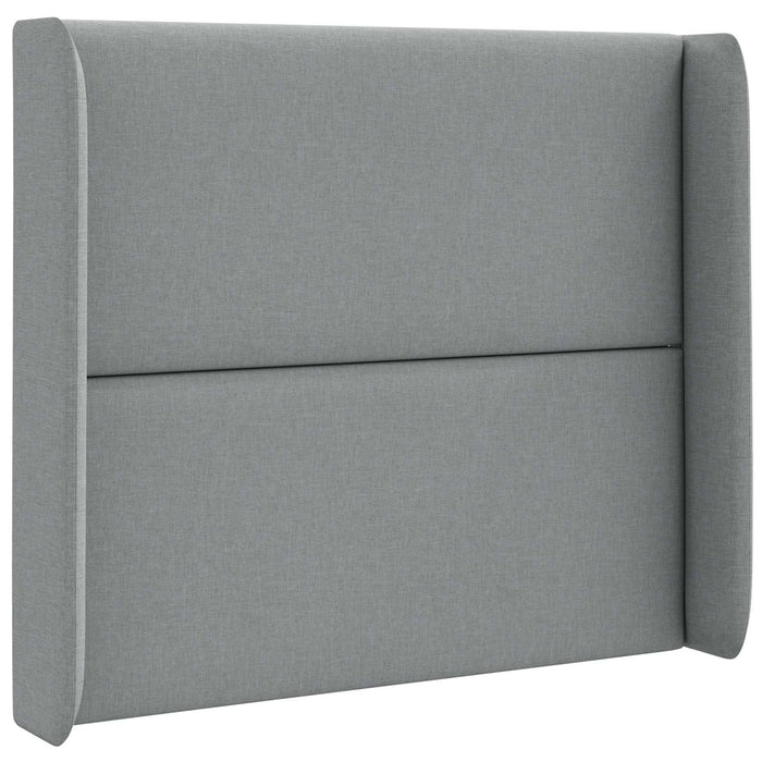 Orecchia della Testata Grigio chiaro 80 x 16 x 4 cm Tessuto 346596