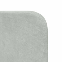Orecchia della Testata Grigio chiaro 80 x 16 x 4 cm Velluto 346610