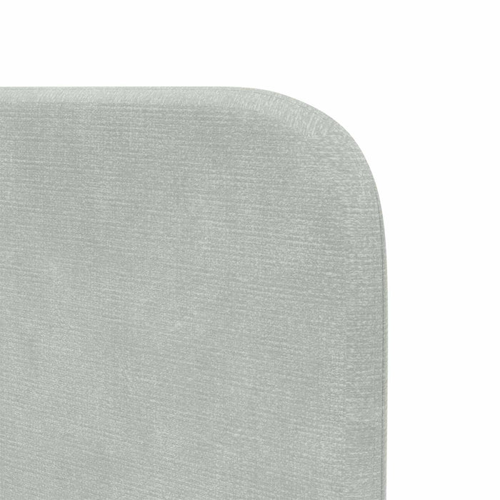 Orecchia della Testata Grigio chiaro 80 x 16 x 4 cm Velluto 346610