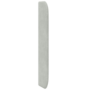 Orecchia della Testata Grigio chiaro 80 x 16 x 4 cm Velluto 346610