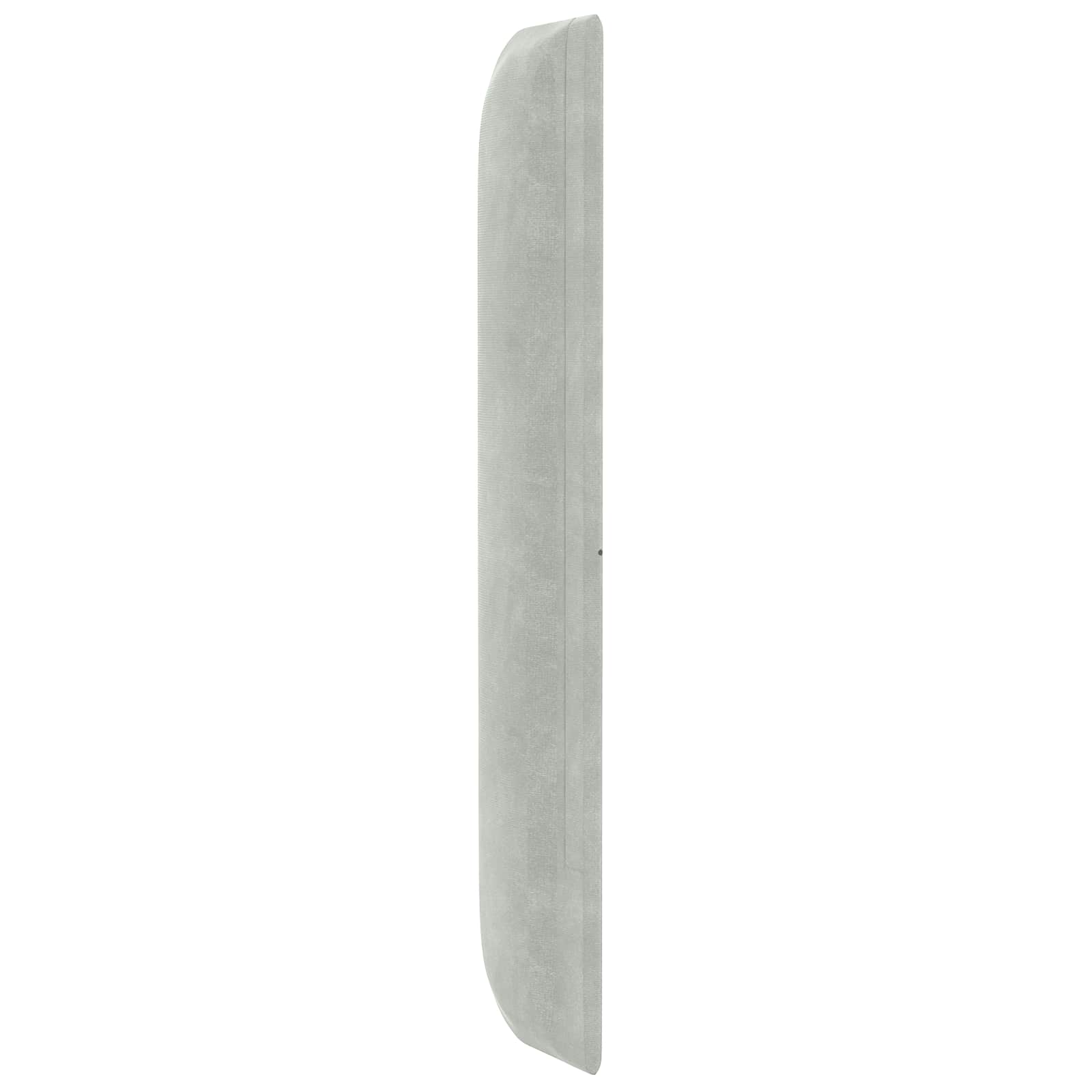 Orecchia della Testata Grigio chiaro 80 x 16 x 4 cm Velluto 346610