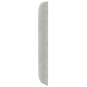 Orecchia della Testata Grigio chiaro 80 x 16 x 4 cm Velluto 346610
