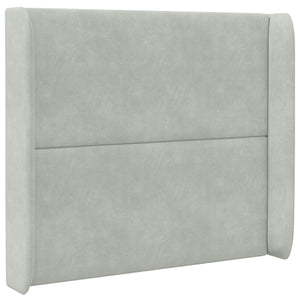 Orecchia della Testata Grigio chiaro 80 x 16 x 4 cm Velluto 346610