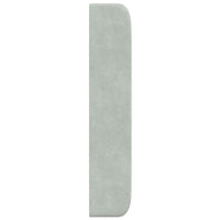 Orecchia della Testata Grigio chiaro 80 x 16 x 4 cm Velluto 346610
