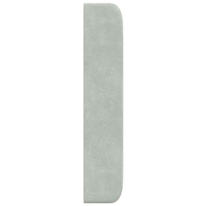 Orecchia della Testata Grigio chiaro 80 x 16 x 4 cm Velluto 346610