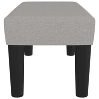 Panca Grigio Chiaro 70x30x30 cm in Tessuto 346616