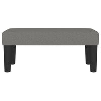 Panca Grigio Scuro 70x30x30 cm in Tessuto cod mxl 77059