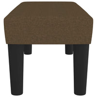Panca Marrone Scuro 70x30x30 cm in Tessuto