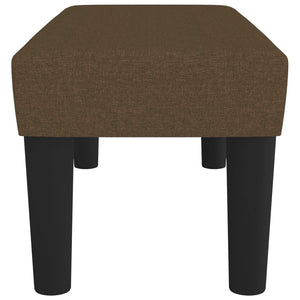 Panca Marrone Scuro 70x30x30 cm in Tessuto