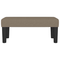 Panca Tortora 70x30x30 cm in Tessuto 346620