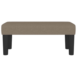 Panca Tortora 70x30x30 cm in Tessuto 346620