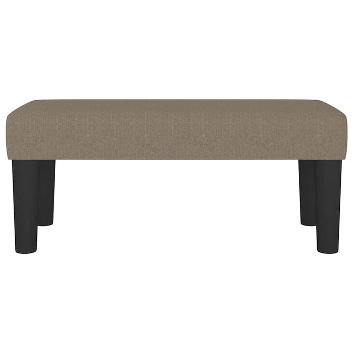 Panca Tortora 70x30x30 cm in Tessuto 346620